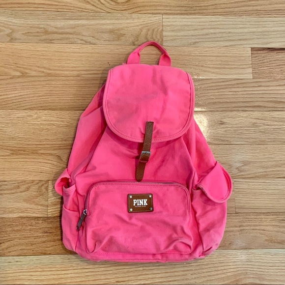 pink knapsack